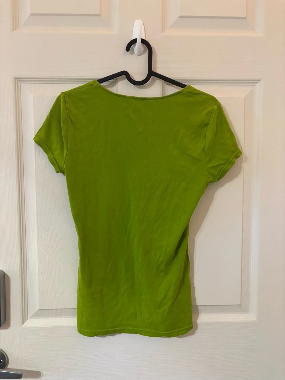 Lauren Ralph Lauren Scoop Neck Short Sleeve Tee - Lime Green